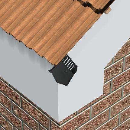 SmartVerge PVCu Eaves Closures | Manthorpe