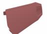 SmartVerge Interlocking Plain Tile Verge Antique Red