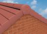 SmartVerge Interlocking Plain Tile Verge Antique Red in situ